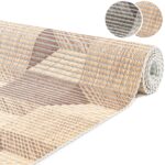 Weichschaummatte Bad Weichschaum Badematte 3D Holzoptik 2 Farben Braun Grau 65cm Breite