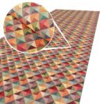 Küchenläufer Teppichläufer Flur Läufer rutschfest Rauten Breite 65cm Meterware