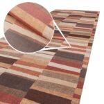 Küchenläufer abwaschbar Teppichläufer Flur Läufer Patchwork rutschfest Breite 65cm Meterware