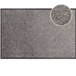 Fußmatte Schmutzfangmatte AMIGO Sauberlaufmatte Schmutzmatte mit Gummirand 8 Größen für innen & außen Grau