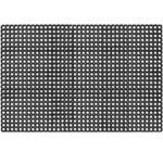 Ringgummimatte Schmutzfangmatte Fußabtreter Gummimatte Wabenmatte 100x200cm Schwarz