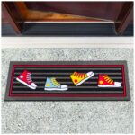 Schmutzfangmatte Fußmatte Türvorleger rutschfest Sneaker 25x68cm