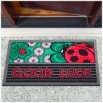 Schmutzfangmatte Fußmatte Türvorleger rutschfest Good Luck 40x68cm