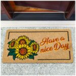 Fußmatte Schmutzfangmatte Türvorleger rutschfest Have a nice day 40x70cm