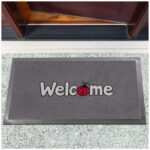 Fußmatte Schmutzfangmatte Türvorleger rutschfest Welcome 40x70cm