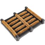 Kokosmatte Gummi Kokos Fußmatte Fußabstreifer Eco-Natur 30x35cm