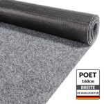 Schmutzfangteppich Sauberlaufmatte Flur Teppich Teppichläufer Läufer Flur POET Breite 160cm Grau