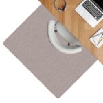 Bodenschutzmatte Bürostuhlunterlage Schreibtischstuhl Unterlage Teppich selbsthaftend NEMESIS Beige