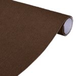 Antirutschmatte Bodenmatte selbsthaftend Teppich Bodenbelag in Meterware Schoko