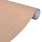 Antirutschmatte Bodenmatte selbsthaftend Teppich Bodenbelag in Meterware Hellbraun