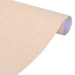 Antirutschmatte Bodenmatte selbsthaftend Teppich Bodenbelag in Meterware Creme