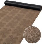 Teppichläufer Küchenläufer Flur Läufer Velours rutschfest waschbar Braun Velora 3 Breiten