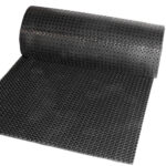 Ringgummimatte Meterware Ringmatte Schwarz Stärke 13mm 30cmx250cm