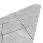 Teppichläufer Länge 70x50cm Aydi Grau