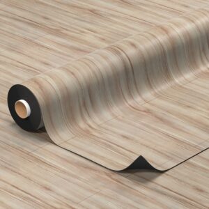 PVC Bodenbelag Beige Holzoptik – Meterware 140 cm