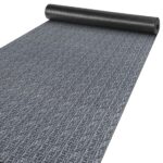 Teppich Küchenläufer Teppichläufer Läufer Flur abwischbar Textil Itaca Grau 67x90cm