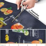 Küchenläufer waschbar Textil + PVC Küchenteppich rutschfest Sprinty Pub Mehrfarbig 50x90cm