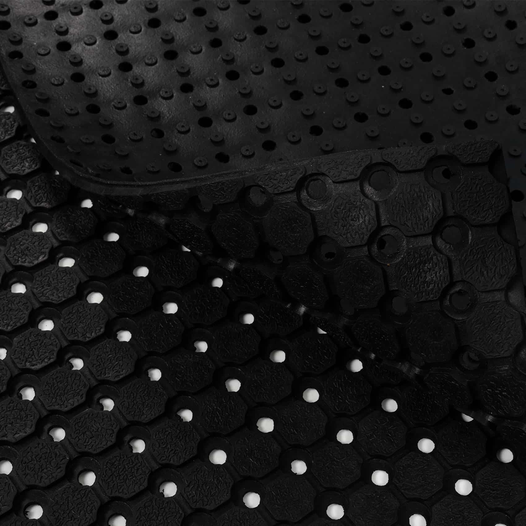 Gummimatte Lochmatte Antirutschmatte Wabenmatte Drainagematte Arbeitsplatzmatte – 100x150cm