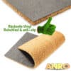 Kokosmatte Fußmatte Meterware Schmutzfangmatte Breite 100cm