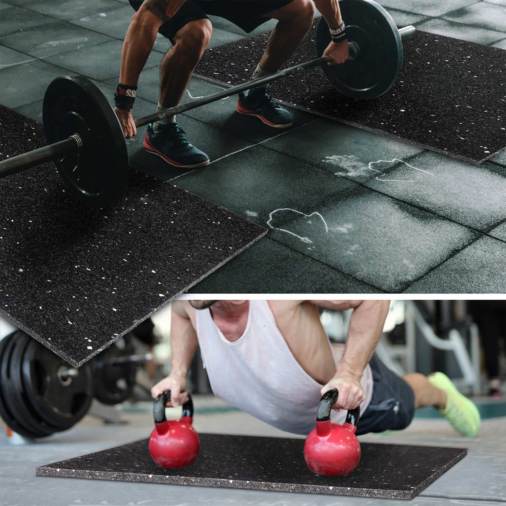 Bautenschutzmatte Gummigranulat Antivibrationsmatte Bodenschutzmatte 2cm Stark – 120x80cm / 80x60cm / 60x60cm – Gummigranulat 60x60x2cm (Waschmaschine)