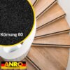 Antirutsch Klebeband selbstklebend anti-rutsch Tape Band Klebestreifen FixoFlex Breite 5 & 10cm Schwarz 10m Rolle – 5cm x 10m