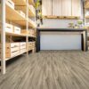 PVC Bodenbelag 1mm Holz Grau 180 x 140 cm