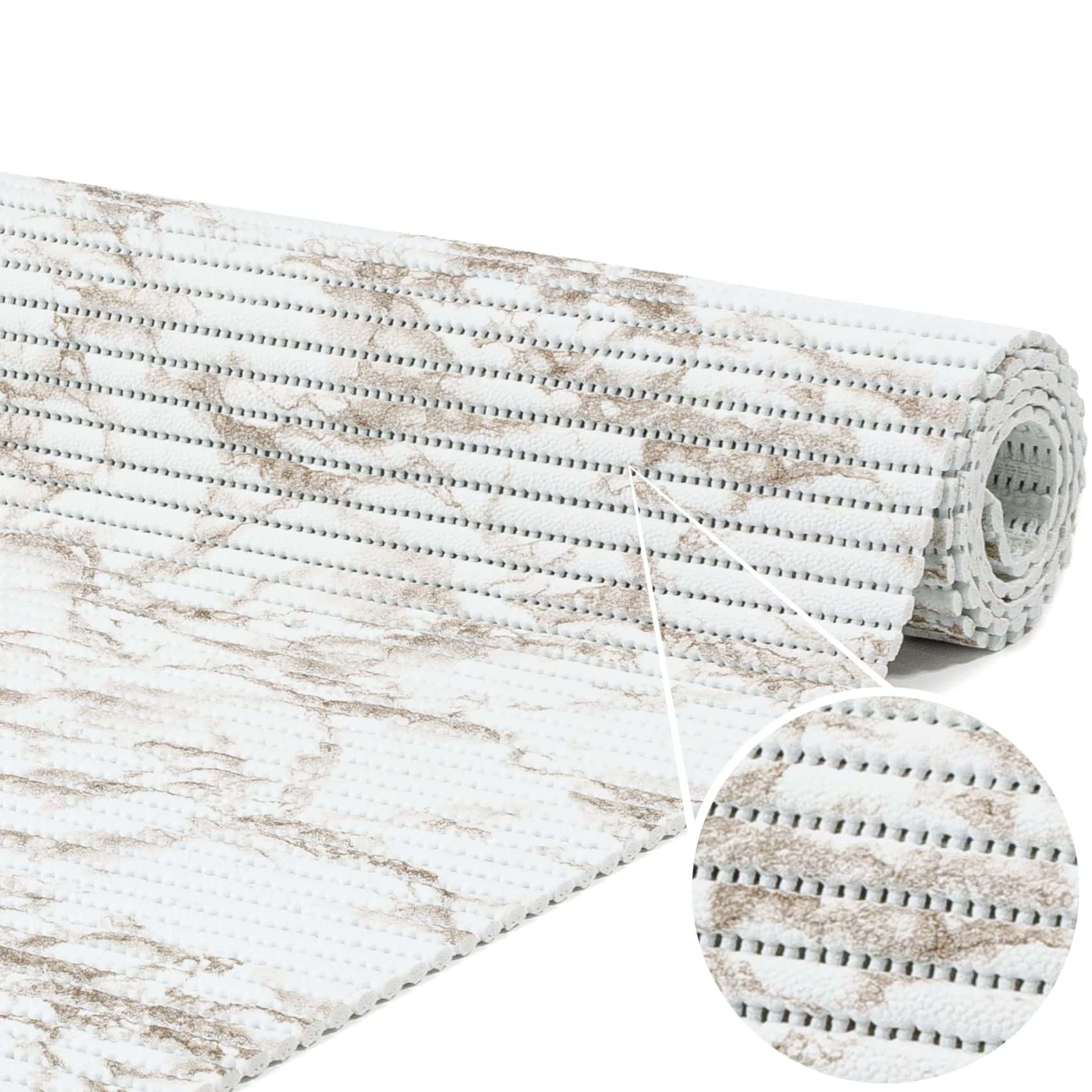 Weichschaummatte Badematte Marmor Braun 90x55cm