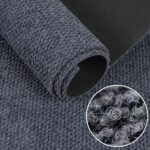Sauberlaufmatte Teppichläufer Schmutzfangmatte Flur Läufer Teppich BOB Grau Schmutzfangläufer robust Meterware 120cm