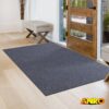 Sauberlaufmatte Teppichläufer Schmutzfangmatte Flur Läufer Teppich BOB Grau Schmutzfangläufer robust Meterware 120cm