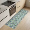 GTRUNNER-28_10E Küchenteppich Küchenläufer abwaschbar Teppichläufer Küche rutschfest Flur Läufer pflegeleicht Italien Fliesen Breite 67cm