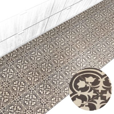 Küchenteppich Küchenläufer abwaschbar Teppichläufer Küche rutschfest Flur Läufer pflegeleicht Stella Breite 67cm