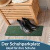 Fußmatte Schuhparkplatz Sauberlaufmatte Türmatte Grün in verschiedenen Breiten & Längen