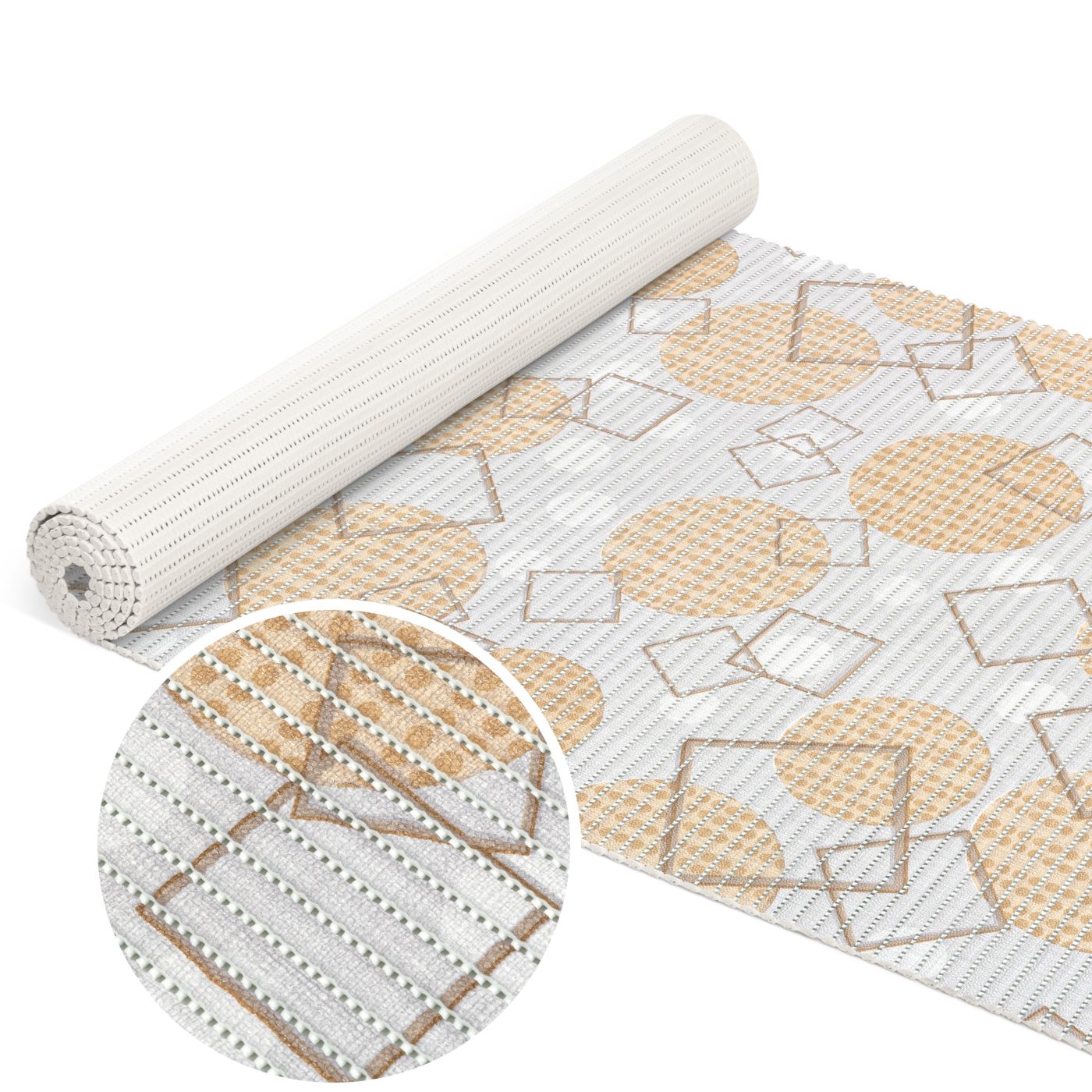 Badematte Weichschaummatte Badvorleger Duschvorleger rutschfest 65cm