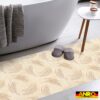 DM088B_11 Badematte Weichschaummatte Badvorleger Duschvorleger rutschfest 65cm