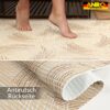 DM088B_50 Badematte Weichschaummatte Badvorleger Duschvorleger rutschfest 65cm