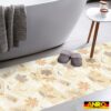 DM245B_11 Badematte Weichschaummatte Badvorleger Duschvorleger rutschfest 65cm