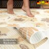 DM245B_50 Badematte Weichschaummatte Badvorleger Duschvorleger rutschfest 65cm