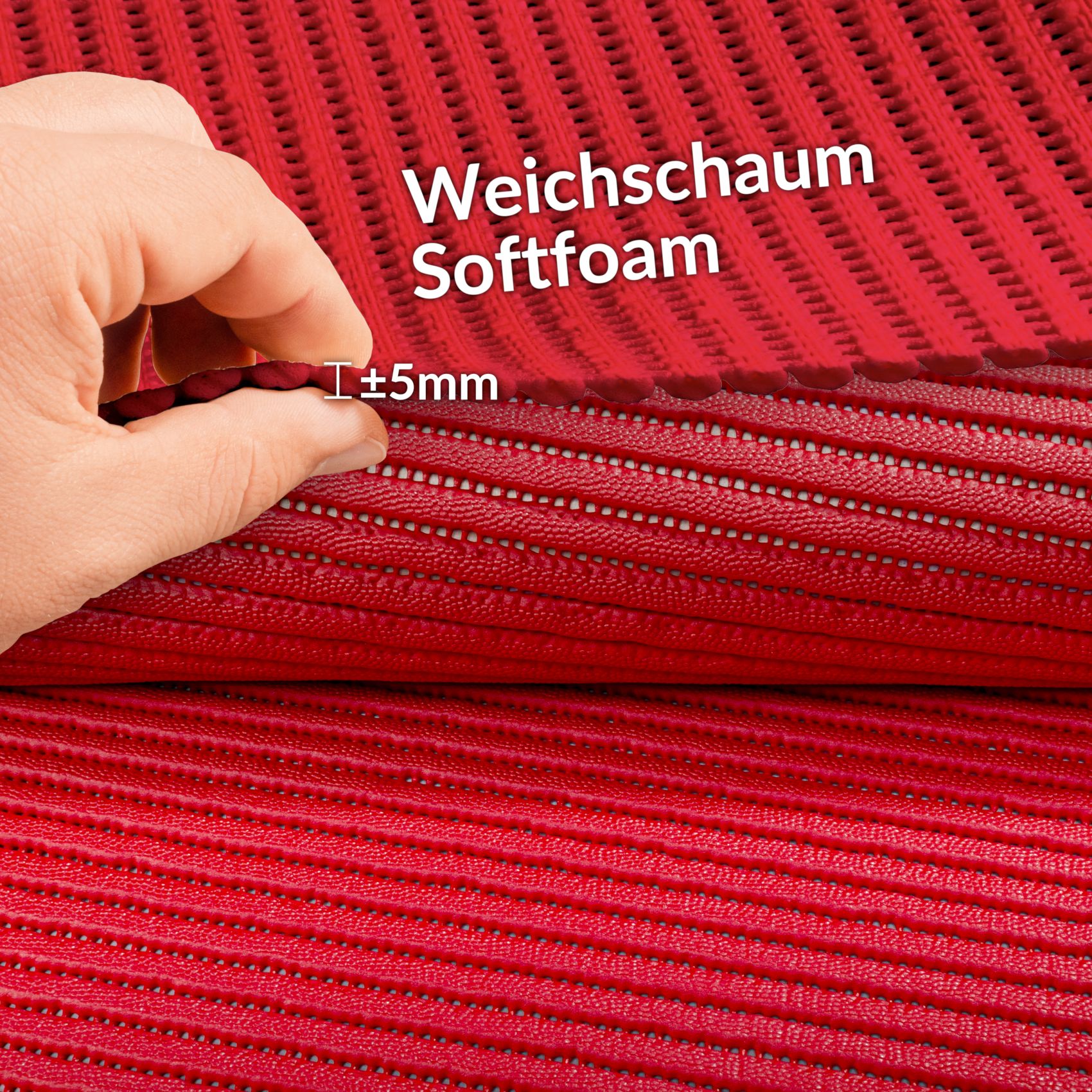 BM09-065_50-jpg Badematte Uni Feuerrot 75cmx130cm