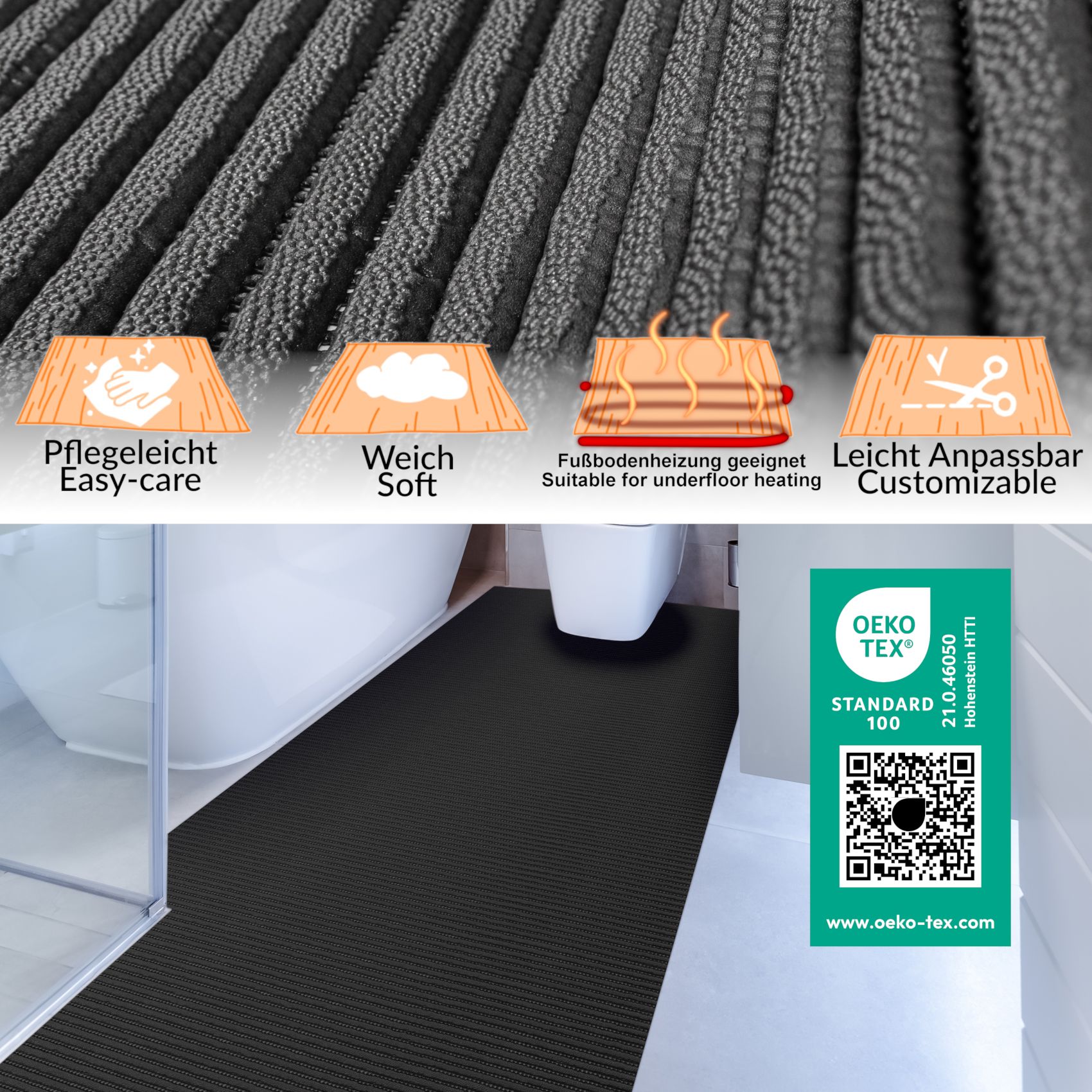 BM13-065_13-jpg Badematte Uni Schwarz 60cmx60cm