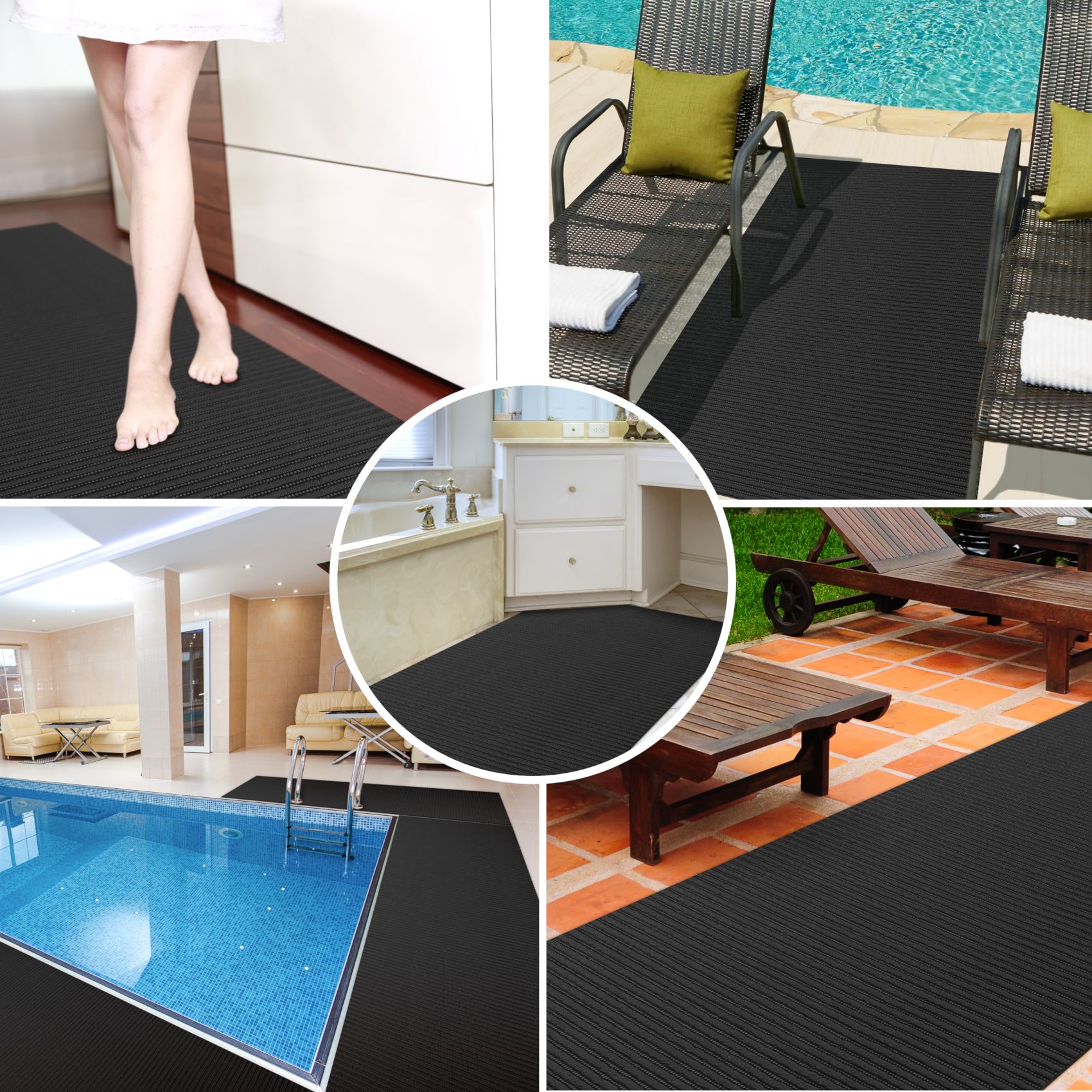 BM13-065_30-jpg Badematte Uni Schwarz 60cmx60cm
