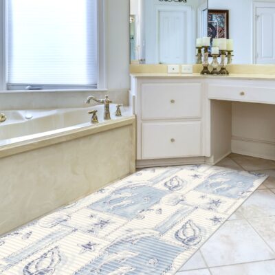 Badematte Delfine 125x55cm