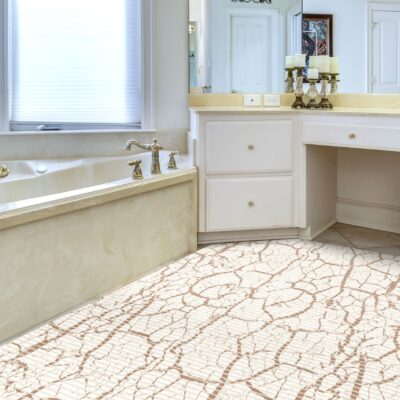 Badematte Marmor Beige 55x75cm