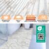 Weichschaummatte Badematte Marmor Braun 100x55cm #1