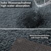 NVSWI-070-040-060_30G Teppich Wohnzimmer Kurzflor Getuftet Teppichboden Sweethome 3 Farben, 400 × 100 cm, Anthrazit – Ansicht 3
