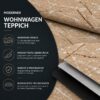 Wohnwagen Teppich Wohnmobil Teppichboden nach Maß Miro