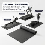 Bodenschutzmatte Gymnastikmatte Fitnessmatte Sportmatte für Fitnessgeräte