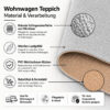 Material & Verarbeitung Wohnwagen Teppich Wohnmobil Teppichboden nach Maß Caravo