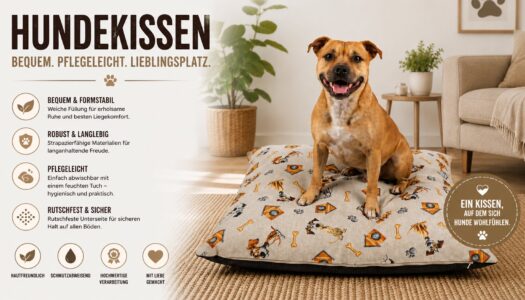 Hundekissen mit Hundemotiven: Jetzt neu im Shop
